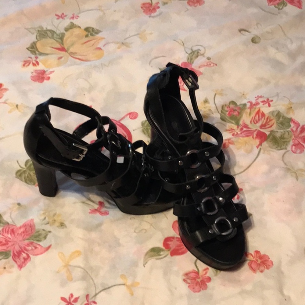RALPH LAUREN STRAPPY HEELS